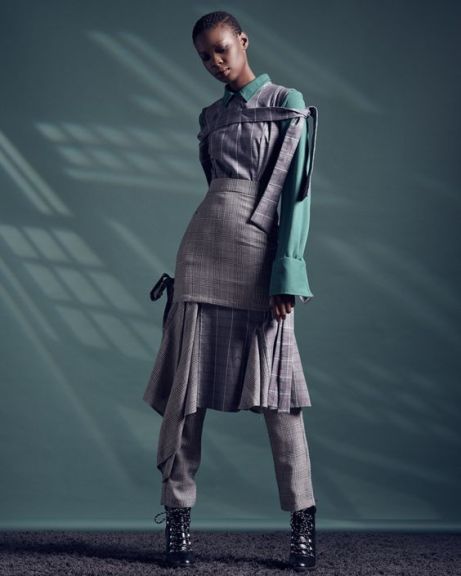 Mnisi Grey suiting ensemble